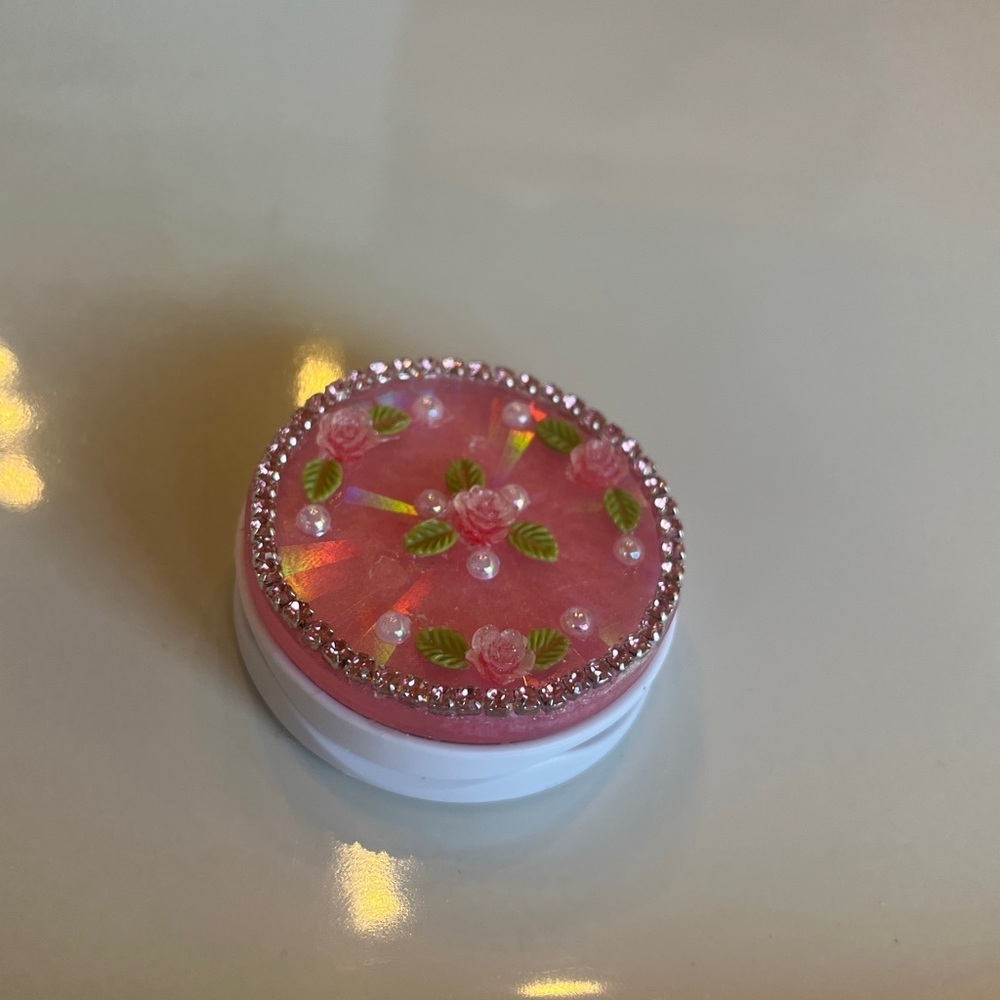 Pink Floral Phone Grip - Picture 6 of 6